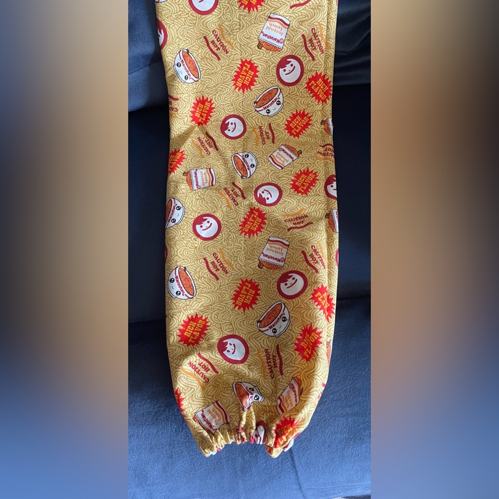 New! Handmade Ramen Noodle Print Bag Holder w/gift bag/tissue Ready for gifting